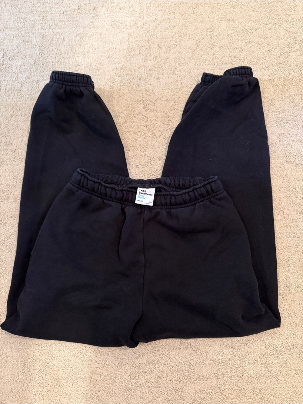 TNA sweatfleece black sweatpants